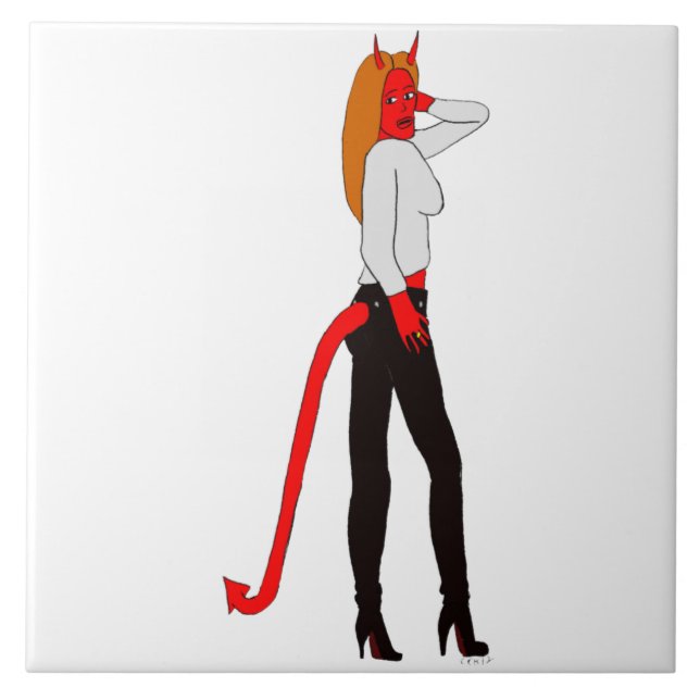 Carreau fille diable (Devant)