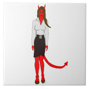 Carreau fille diable