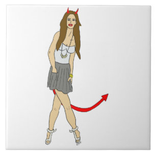 Carreau fille diable