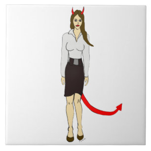 Carreau fille diable