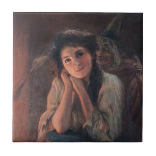 Carreau Fille et sorcière par Beatrice Offor