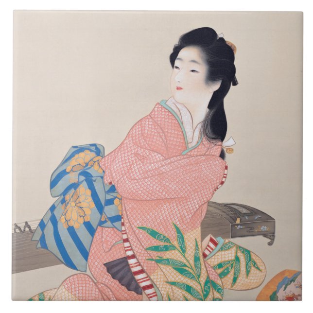 Carreau Fille Miyuki (Belle Dame Japonaise) (Asiatique) (Devant)