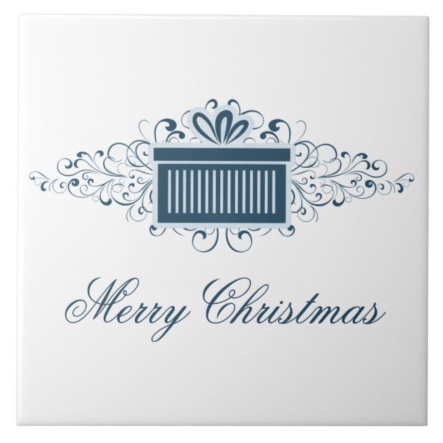 Carreau Fils De Vacances Présents Carrelage, Bleu (Devant)