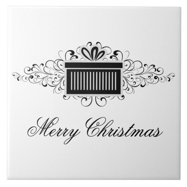 Carreau Fils De Vacances Présents Carrelage, Noir (Devant)