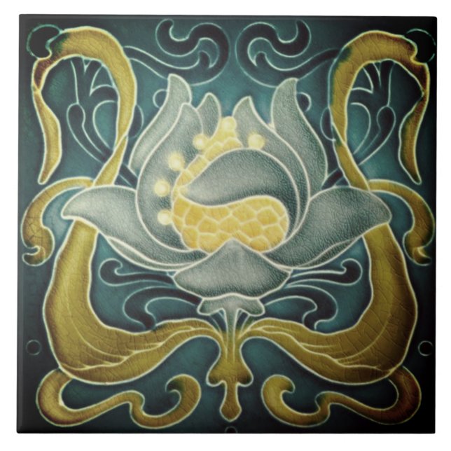 Carreau Filtre San Telmo tuile murale Art Nouveau (Devant)