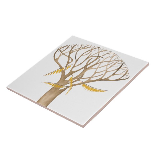 Carreau Fin d'automne sur un carrelage en céramique (W) (Côté)