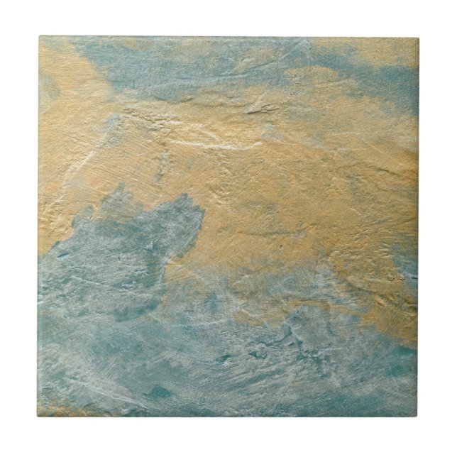 Carreau Finition fausse turquoise cuivre (Devant)