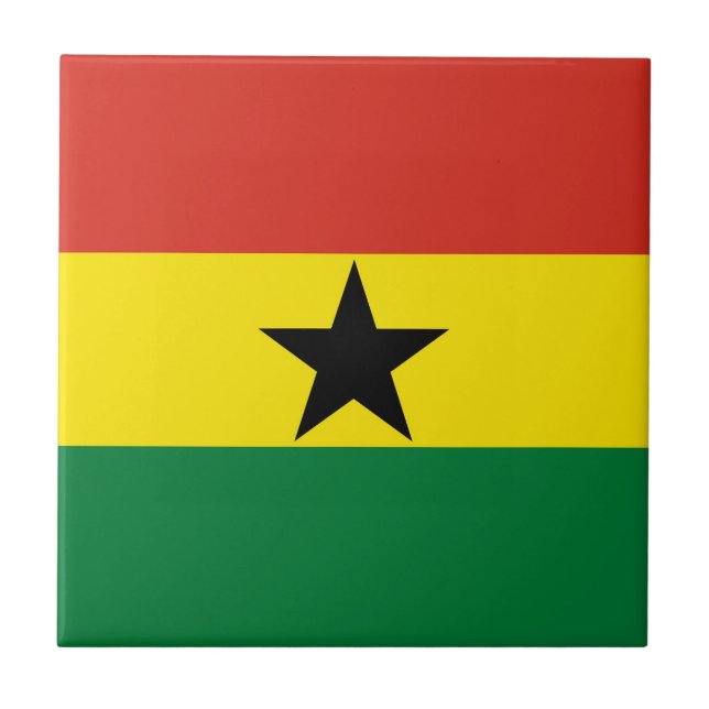 Carreau Flag du Ghana (Devant)