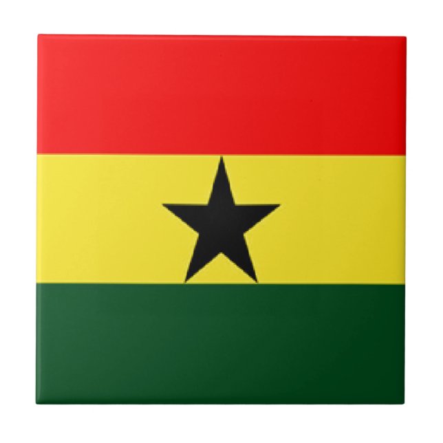 Carreau Flag du Ghana (Devant)