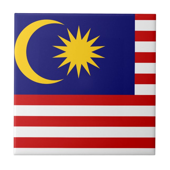 Carreau Flag malaisien (Devant)