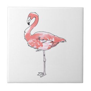 CARREAU FLAMANT ROSE