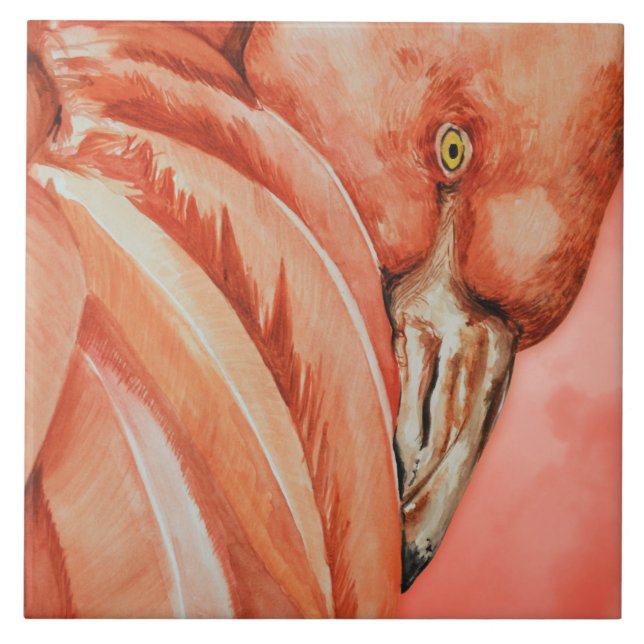 Carreau Flamant rose (Devant)