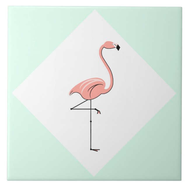 Carreau Flamant rose Aqua Diamond (Devant)