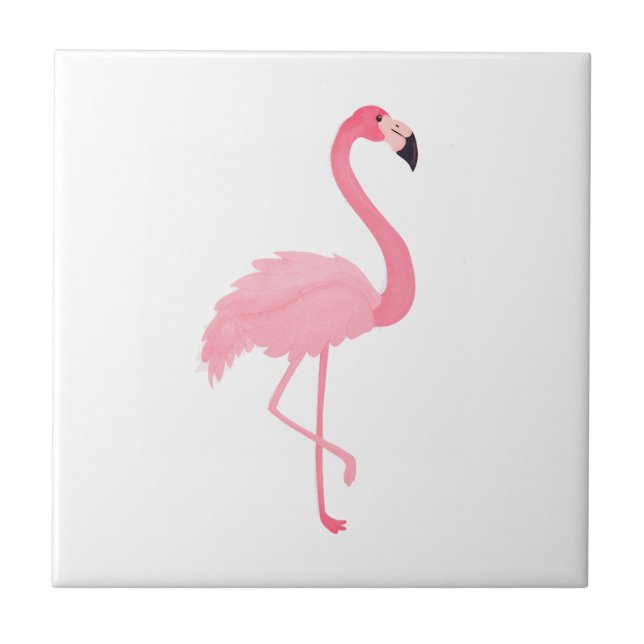 Carreau Flamant rose rose (Devant)