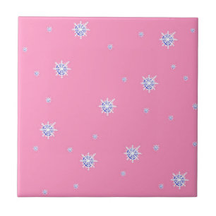 Carreau Flambeaux d'hiver roses