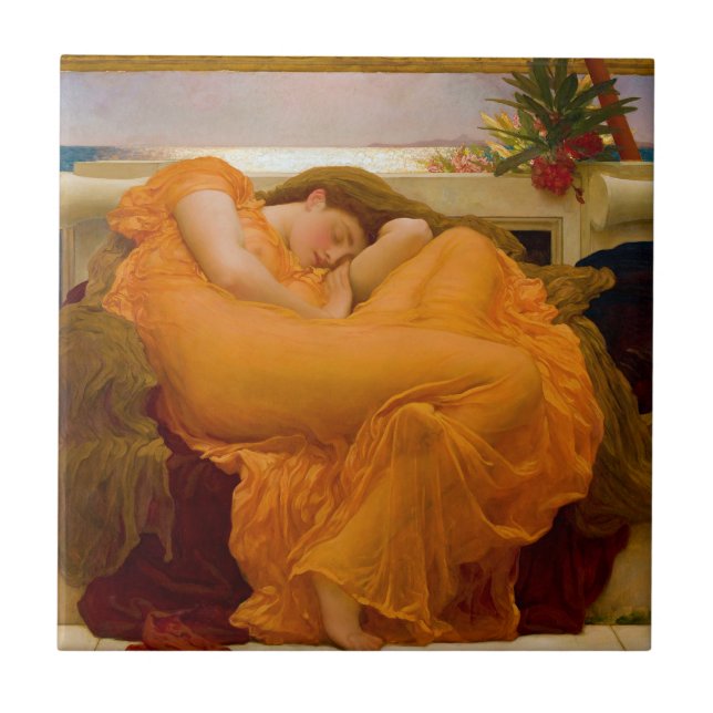 Carreau Flamme Juin par Sir Frederic Leighton (Devant)