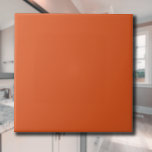 Carreau Flamme rouge couleur solide | Classique | Élégant<br><div class="desc">Flamme rouge couleur solide | Classique | Élégant | tendance | Style | Cadeau</div>