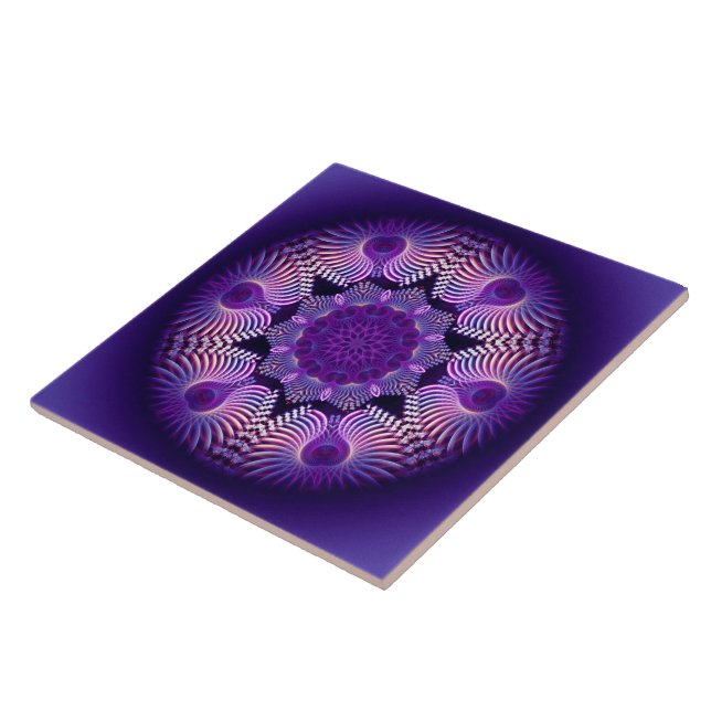 Carreau Fleur Apophyse Kaleidoscope I (Côté)
