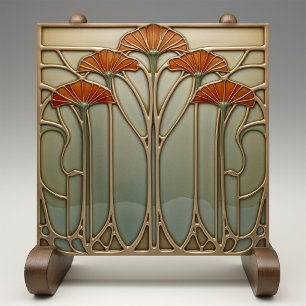 Carreau Fleur Art Nouveau [Jeu 4/4]