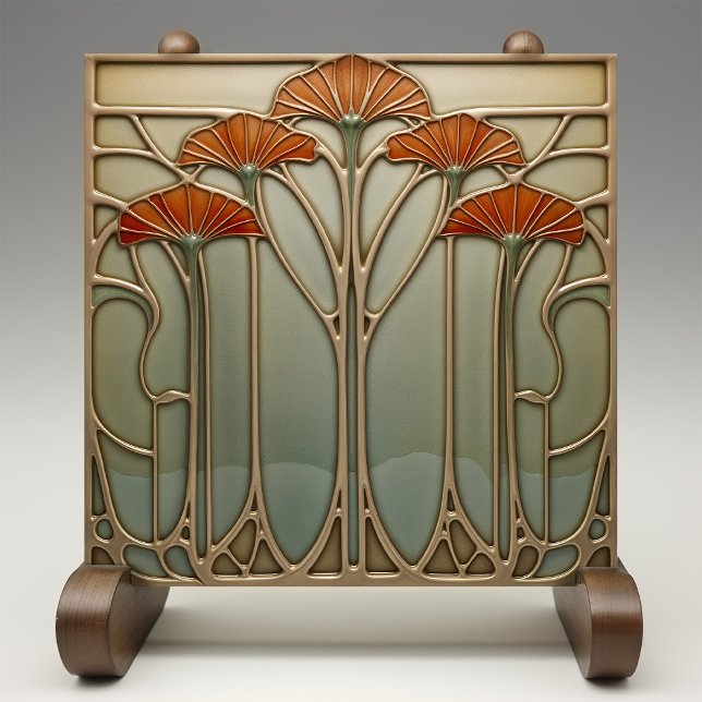 Carreau Fleur Art Nouveau [Jeu 4/4] (Créateur téléchargé)