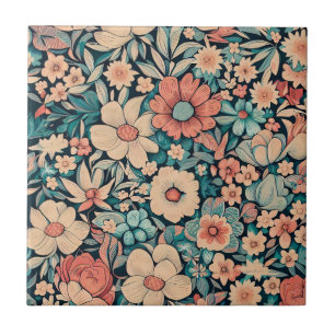 Carreau Fleur bohème