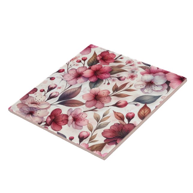 Carreau Fleur de Cerisier (Côté)