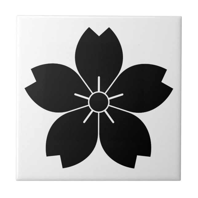 Carreau Fleur de cerisier sauvage (Devant)