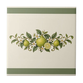 Carreau Fleur de Citron Bergamote Couleur Personnalisée Fr