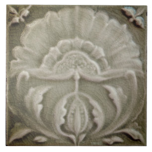 Carreau Fleur de finition de cracket Art nouveau