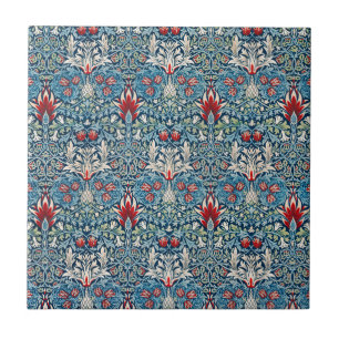 Carreau Fleur de Fritillaria meleagris par William Morris
