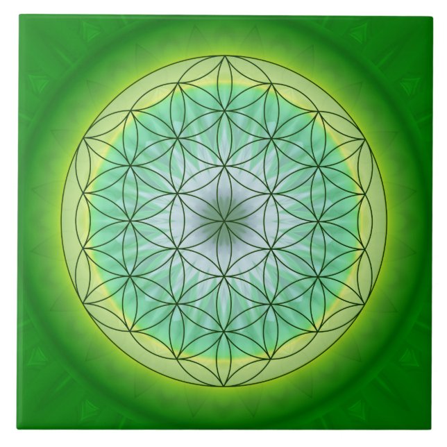 Carreau Fleur de la vie n°3 de Tutti (Devant)