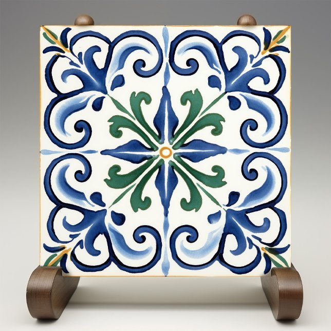 Carreau Fleur-de-Lis Classique Traditionnel (Créateur téléchargé)