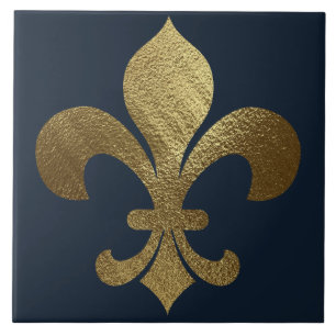 Carreau Fleur de Lis Royale Or