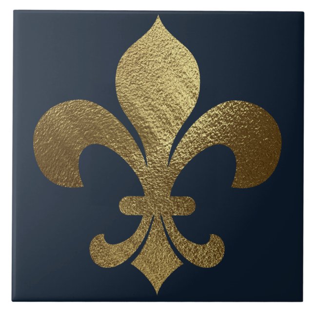 Carreau Fleur de Lis Royale Or (Devant)