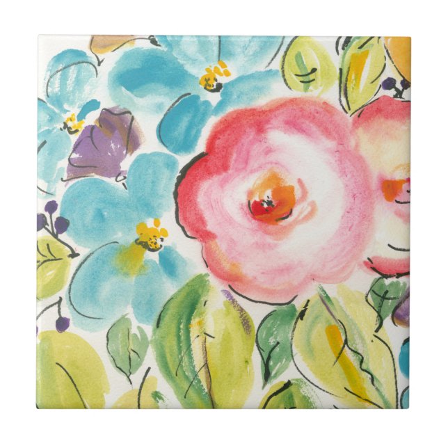 Carreau Fleur délice II (Devant)