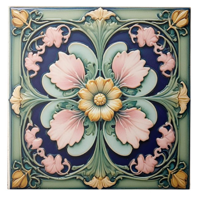 Carreau Fleur du printemps (Devant)