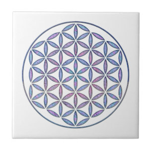 Carreau Fleur mystique de la vie