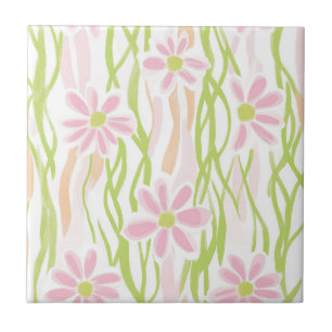 Carreau Fleur pastel rétro (8)