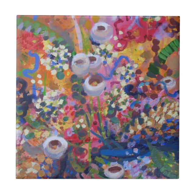 Carreau Fleur sauvage australien (Devant)