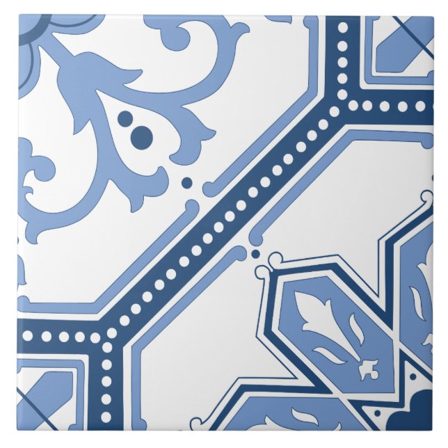 Carreau Fleur treillis (Devant)