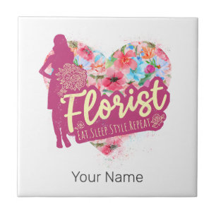 Carreau Fleuriste Avec Coeur Vintage Jardin Design