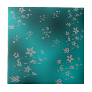 Carreau Fleurs asiatiques délicates