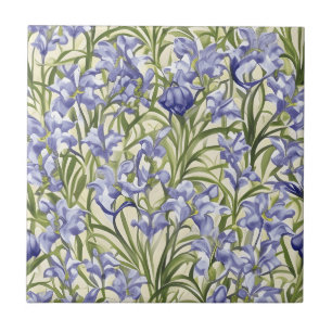 Carreau Fleurs bleues à motifs floraux sans coutures