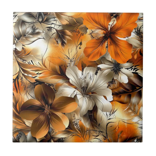 Carreau Fleurs Brillantes (Devant)