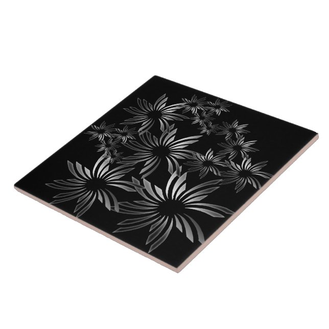Carreau Fleurs d'argent (Côté)