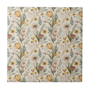 Carreau Fleurs de Marguerite & Conception de Jardin Floral