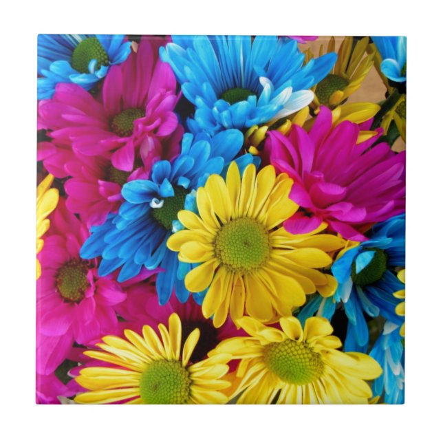 Carreau Fleurs de marguerite Fleurs d'amour Destiny Douche (Devant)
