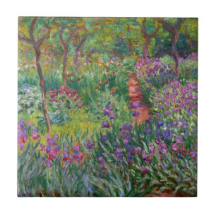 Carreau fleurs de monet vintage le-jardin-des-iris-a-giver