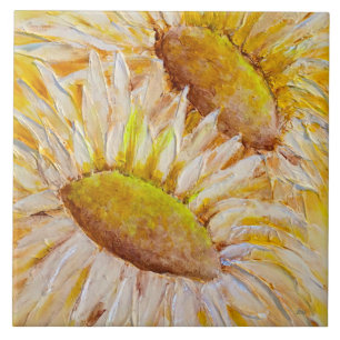 Carreau Fleurs de soleil