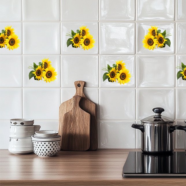 Carreau Fleurs de soleil (Créateur téléchargé)